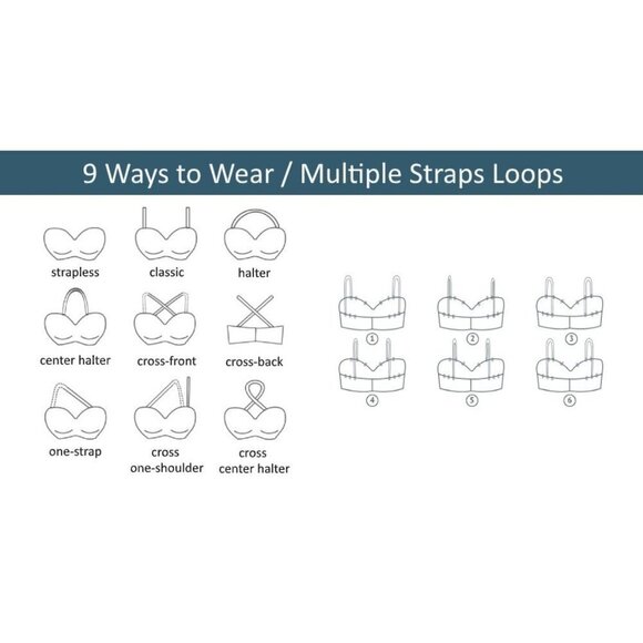 Finallybra BULGEnator™ No Underarm Bulge Multiway Push In Bra Size 48B Nude - Picture 9 of 11